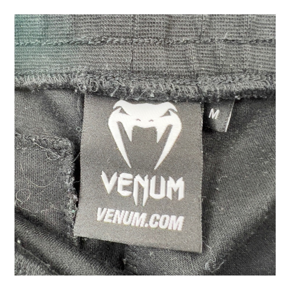Venum Black Polyester Cotton Jogger Pants w/ Zippered Pocket Mens Size Medium M - Picture 2 of 5